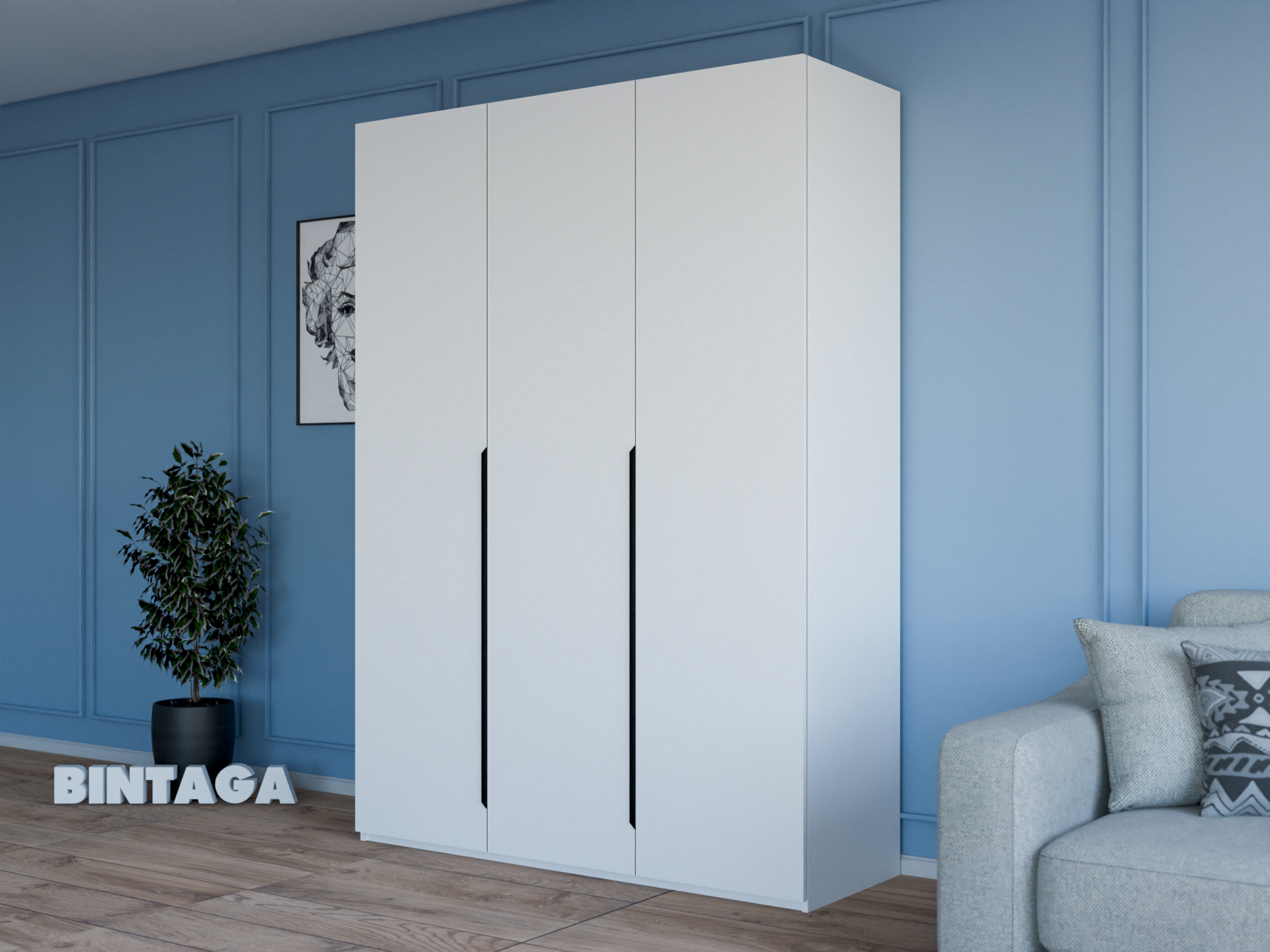 Пакс Альхейм 13 white (black) ИКЕА (IKEA) изображение товара