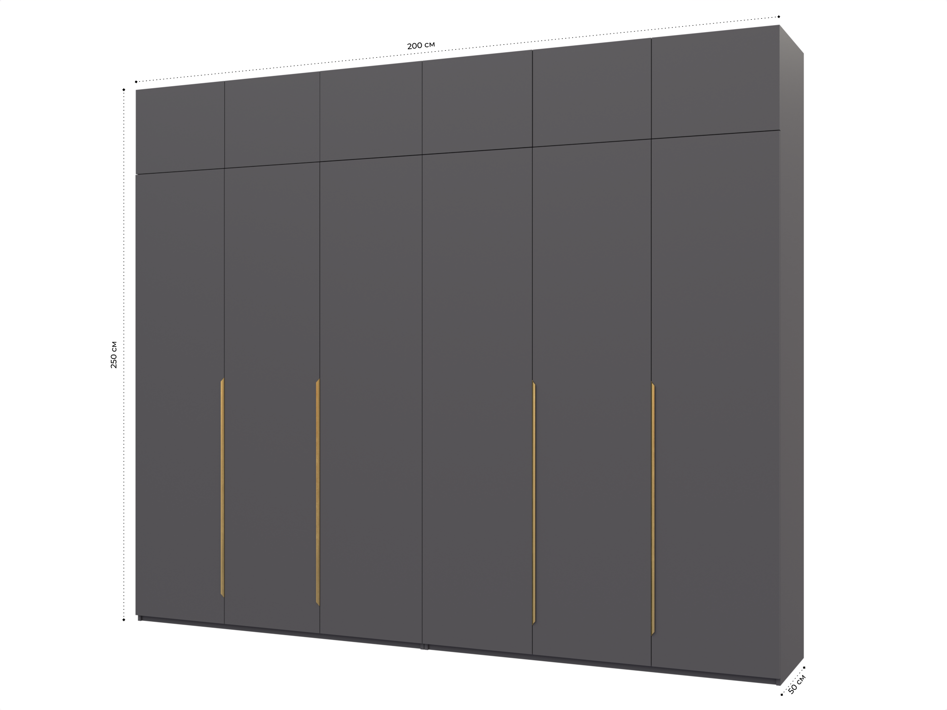 Пакс Альхейм 26 grey (gold) ИКЕА (IKEA) изображение товара