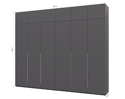 Изображение товара Пакс Альхейм 26 grey (silver) ИКЕА (IKEA) на сайте bintaga.ru