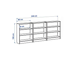 Изображение товара Билли 112 brown ИКЕА (IKEA) на сайте bintaga.ru