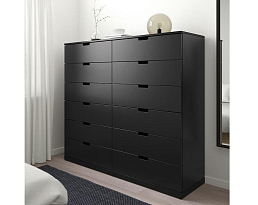 Изображение товара Нордли 16 black ИКЕА (IKEA) на сайте bintaga.ru